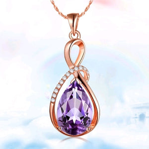 Female Charm Water Drop Necklaces