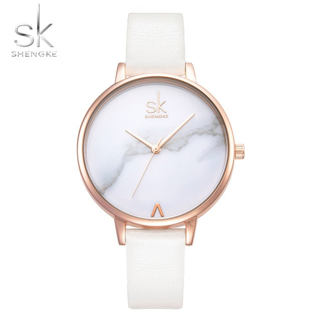 Leather Female Quartz Watch