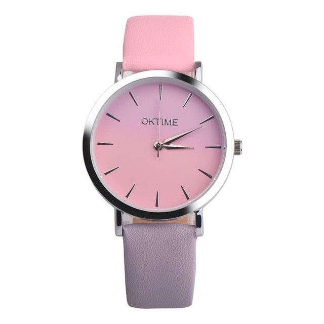 Retro Rainbow Design Women Dress Watch