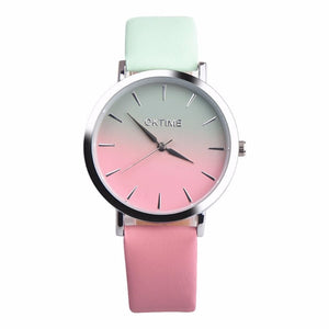 Retro Rainbow Design Women Dress Watch