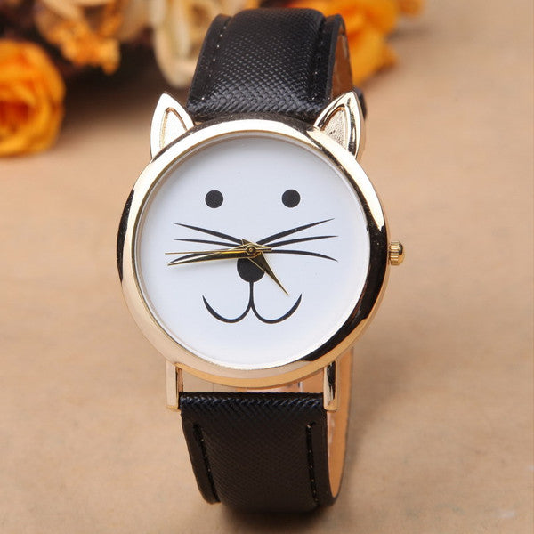 Cute Cat Trendy Watch