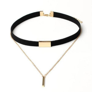 New Black Velvet Choker Necklace