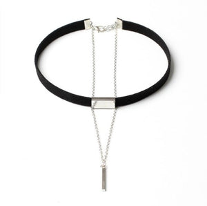 New Black Velvet Choker Necklace