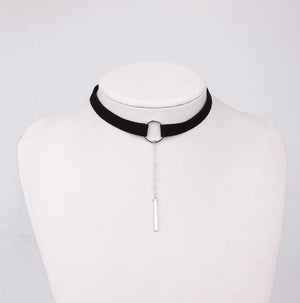 New Black Velvet Choker Necklace