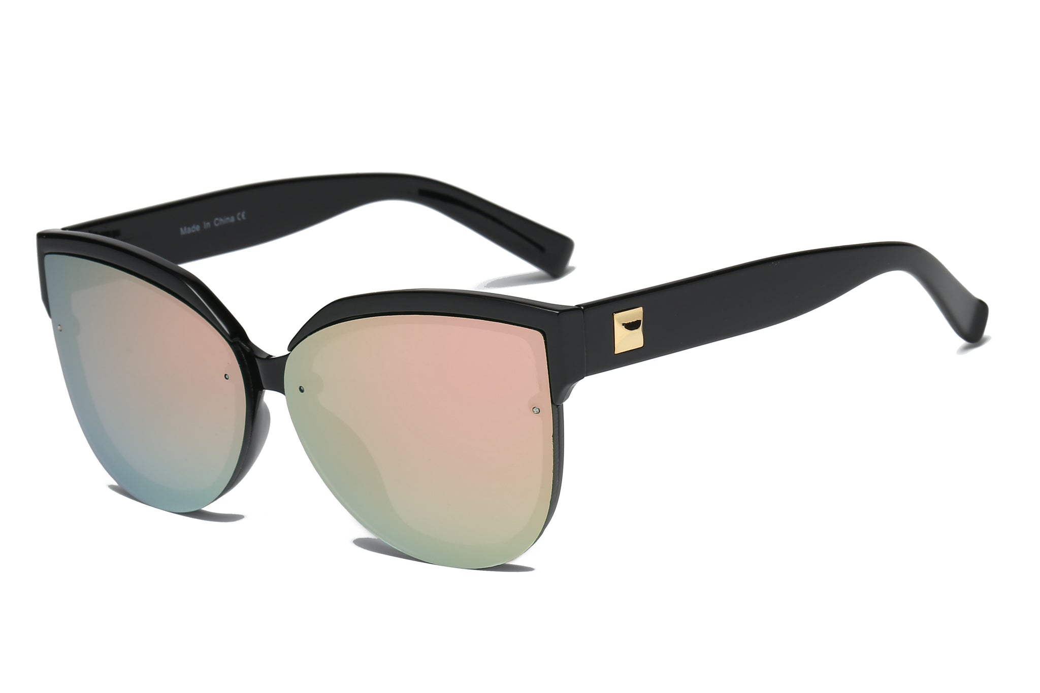 Women Fashion Round Cat Eye Sunglasses UV Protection