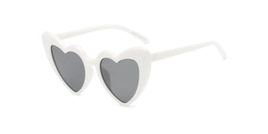 Women Funky Hipster Heart Shape High Pointed Cat Eye Fashion Sunglasses