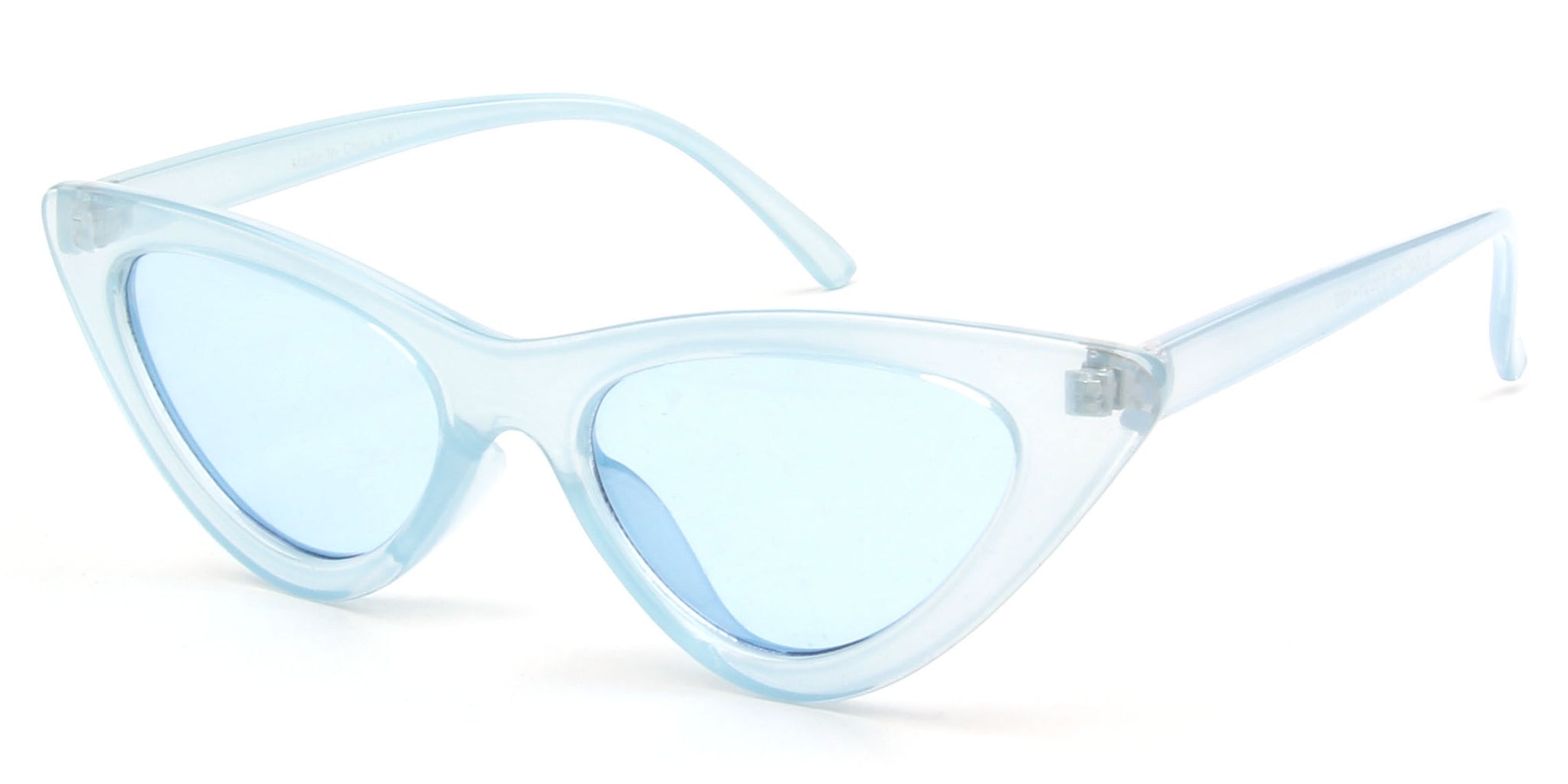 Women Retro Vintage Slim Round Cat Eye Fashion Sunglasses UV Protection