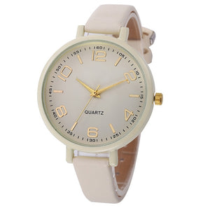 Casual Checkers Faux Leather Quartz Watches