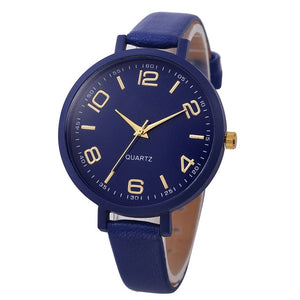 Casual Checkers Faux Leather Quartz Watches