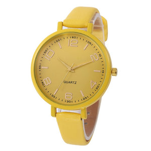 Casual Checkers Faux Leather Quartz Watches